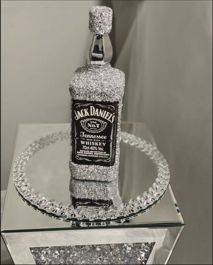 Crushed Diamond JD Bottle Bling Ornament