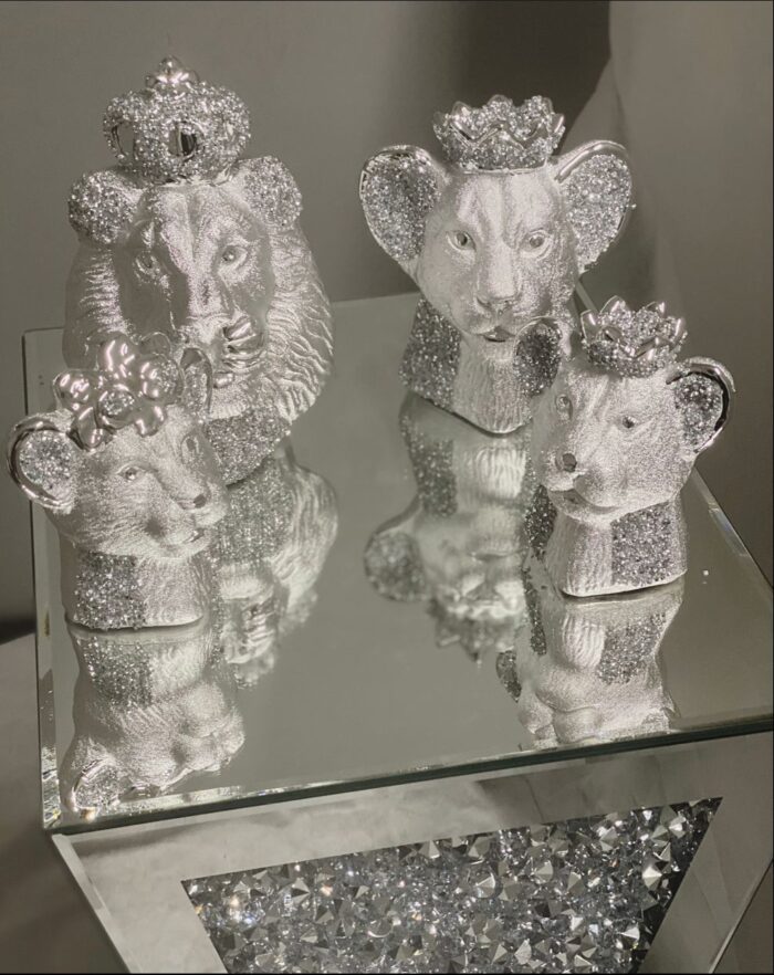 Set Of 4 Lions Ornament